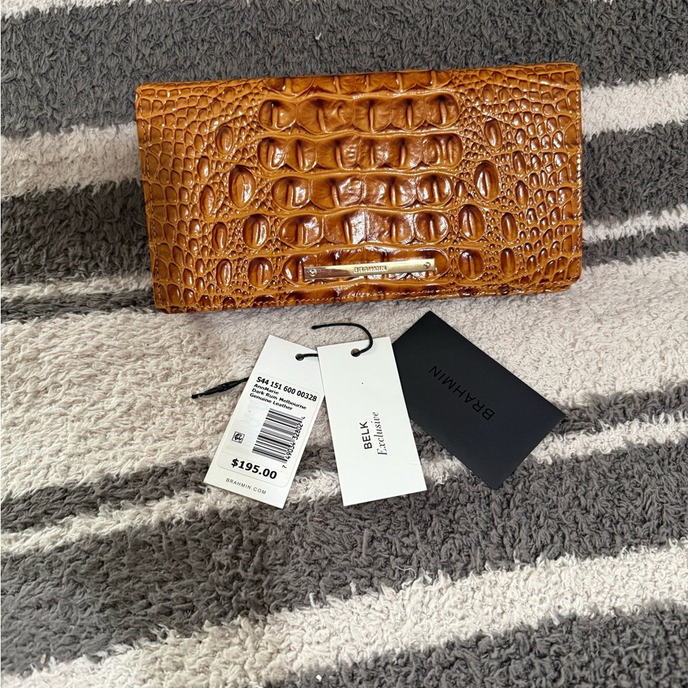 Brahmin ANNMARIE MELBOURNE  Crocodile Embossed Wallet/Clutch